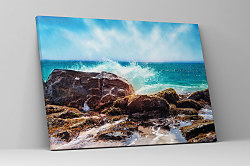 Top Obraz Vlny narážajú na skaly 1443